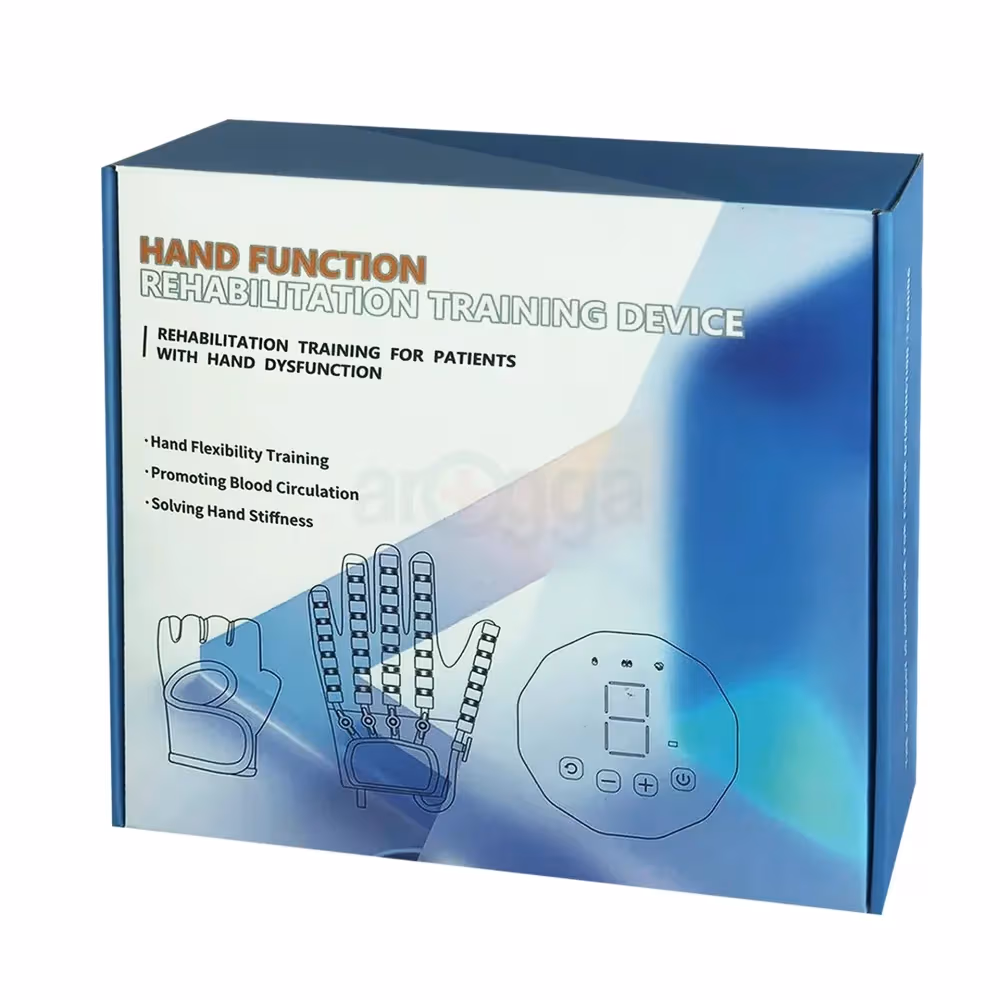 Hand Rehabilitation Training Device – Improves Flexibility, Circulation & Relieves Stiffness for Hand Dysfunction, Left Hand (XL)