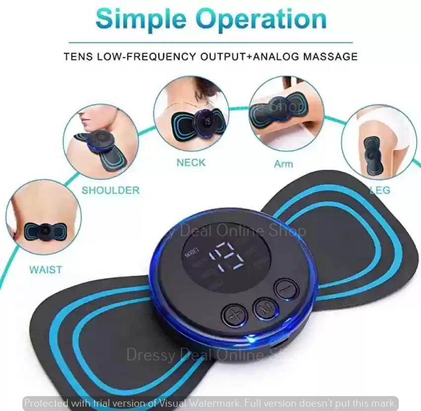 Rechargable Mini Massager for shoulder waist neck pain remover deep tissue and back pain remove massager